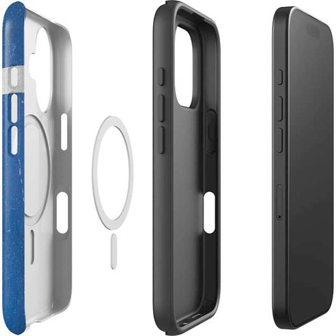 Greece Flag Distressed iPhone 16 Magsafe Impact Case